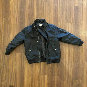 Kids black size 6-7 bomber jacket